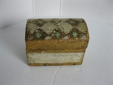 Italian Florentine Dome Top Jewelry Trinket Box mid Century Hollywood Regency picture