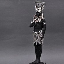 Authentic Pharaonic Black Statue Rare Egyptian Artifacts Of Phataoh Tutankhamun picture