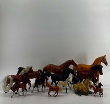 Breyer Marchon Empire Industries Lot of 13 Horse Figurines Mixed Sizes  picture
