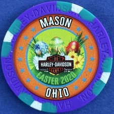 RELISTED Harley Davidson Poker Chip from Powder Keg HD in Mason, Ohio   EASTER picture