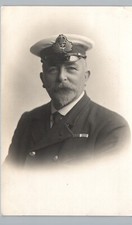 ADMIRAL SIR CHARLES F. HOTHAM english navy officer real photo postcard rppc picture