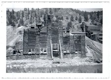 Vintage 1956 Photo Snapshot Alma Lincoln Gold Mine Mill Idaho Springs CO Radon picture
