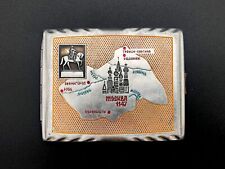 Aluminum Cigarette Case Moscow Principality Soviet Vintage Smokind Device USSR picture