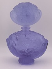 vintage Hoffmann Schlevogt Lalique alexandrite glass perfume  bottle 053274 picture