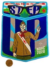 BOY SCOUT OA NA TSI HI 71 BSA MONMOUTH 2020 NOAC FLAP 2-PATCH SET ONLY 75 MADE picture