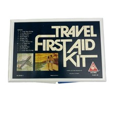 Vintage ACME Travel First Aid Kit AC 9010-1 Original Contents Made in USA picture