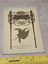 Broome County Trust Co. New York 1912  Almanac  WOW History Preserved picture