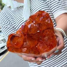 8.13LB  Beautiful and high-quality yellow cluster cave samples picture