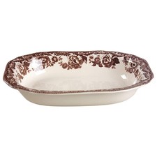 Spode Delamere Brown Oval Vegetable Bowl 2302637 picture
