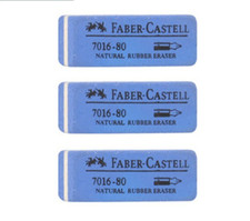Faber-Castell Natural Rubber Eraser for Ink Gel Ballpoint Fountain Pen Sand Eras picture