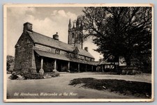 Old Almshouses Widecombe in the Moor Devon England Postcard RPPC 1900s UK Farms picture