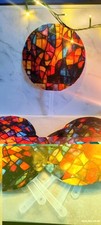 Church Stain Window Hand Fans picture