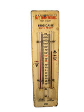 Rare Vintage Frigidaire Freezing Compartment Thermometer with Cast iron Base picture
