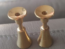 Dansk Solid Brass Candlesticks Set of 2 Jens Quistgaard 3
