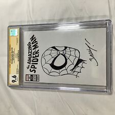 Amazing Spider Man 49 Blank CGC 9.6 SS Original Art Mark Bagley Spidey Sketch picture