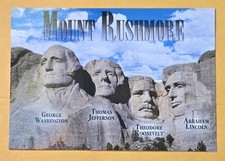 Postcard SD: Mount Rushmore National Memorial. South Dakota picture