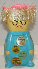 1970's Lego Moody Mary Hippie 4 Sided Bank picture
