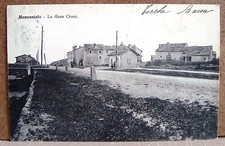 Moncenisio - the Great Cross [small, b/w, travelled] picture