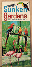 '70s Vintage Pamphlet Florida Sunken Gardens St. Petersburg Flamingos Jesus King picture