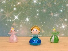 Cute*°Winter Fairy and Fairy (Peach & Green) Miniature Glasswork picture