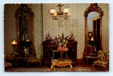 Postcard IN Indianapolis Front Parlor Of The Benjamin Harrison Home Photo J9 picture