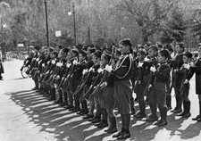 Italian Fascist Youth - Members Balilla Italy's Fascist youth orga - Old Photo picture