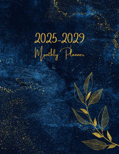 2025-2029 Monthly Planner: 5 Year Calendar with Holidays and Inspirational Quote picture