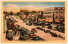 Vintage Postcard 1947 Old Orchard Street, Old Orchard Beach Downtown, Maine (ME) picture