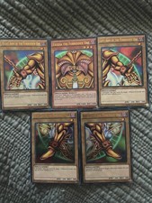 YuGiOh Exodia the Forbidden One Full Set, 1st Edition, Holographic, Near Mint picture