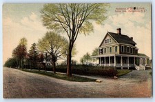 1910 Hempstead New York Vintage Postcard Residence Dr. Field Fulton Avenue House picture