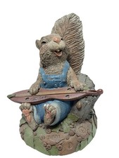 RARE #1 HAND SIGNED Tim Wolfe Jimmy Squirrel Figurine 1996 Cairn Promo Tom Clark picture