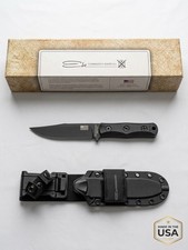 Ka-Bar Ek Commando Short Clip Point Fixed Blade Knife (5.06