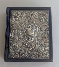 Vintage Sterling Silver Address Book London Hallmarks 5.5x4.25 New w Box TKI picture