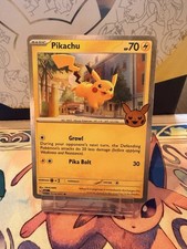 Pokemon TCG - Pikachu - 018/091 - Trick or Trade BOOster 2024 - Holo Rare - NM picture