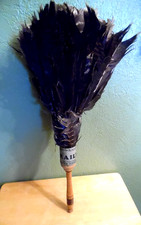 ANTQ EARLY 1900'S LOUISVILLE & NASHVILLE RR TRAIN CAR TURKEY FEATHER DUSTER picture