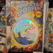 SILVER SURFER #100 | CGC 9.6 | Marvel | January 1995 | Hologram Newsstand Graded picture