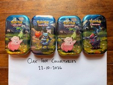 4x Pokémon Ascended Heroes Mini Tins 8 Booster Packs Bundle NEW SEALED picture