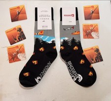 Canadair CL-415 Super Scooper Firefighting Airplane (Air Tanker) Socks & Sticker picture