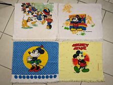 Lot (4) Vtg 80s Walt Disney Beach Bath Towels Mickey Minnie Mouse Donald Goofy picture