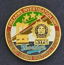 New York City Police NYPD Challenge Coin OCCB Firearms Investigation Brooklyn picture