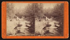 Photo:Sawkill Falls New York 1900s Stereoview Waterfall Rock Gorge picture