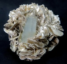 622 CARATS NAGAR NATURAL AQUAMARINE WITH MICA AND FELDSPAR PAKISTAN,(T-126), picture