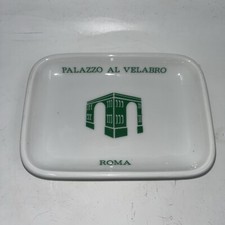 Vintage German 9391 Schonwald Porcelain Ashtray Hotel Palazzo Al Velabro Roma picture