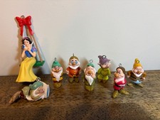 Snow White Grolier/Disney ornament plus 7 dwarfs Unknown maker picture