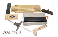 various STANLEY STARRETT RULE SQUARE Crown Tools measure level lot zig zag picture