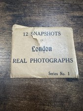 Vintage London England Real Photograph Snapshot Souvenir Set Series 1 picture
