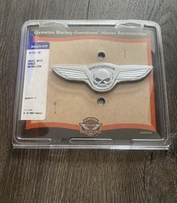Genuine Harley-Davidson Skull With Wings Medallion New 91732-02 picture