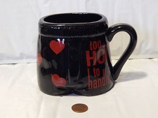 AVON - Too Hot To Handle - Ceramic Coffee MUG - (Black/Red) .) Ltd.) picture