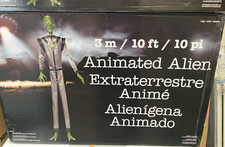 Halloween 10 ft. Tall Animated Alien With Lights And Sounds New Sealed picture