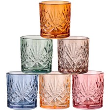 1.5 Oz Cute Shot Glasses Set of 6 - Lead-Free Crystal Glass with Heavy Base -... picture